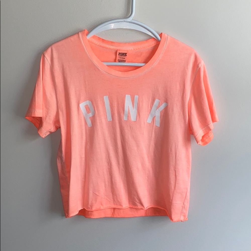 Cropped PINK tee